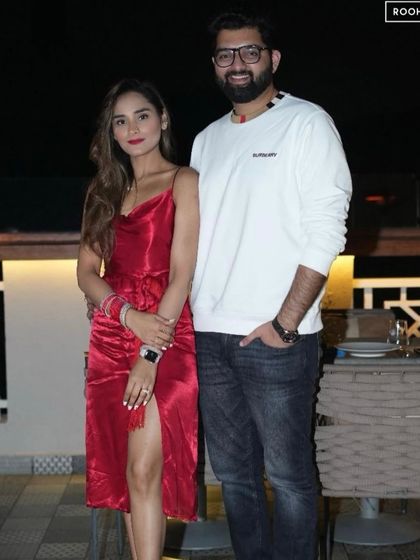 Dressed up for a night of romance. Our terrace is the perfect destination for a special date night or to celebrate an anniversary in style.