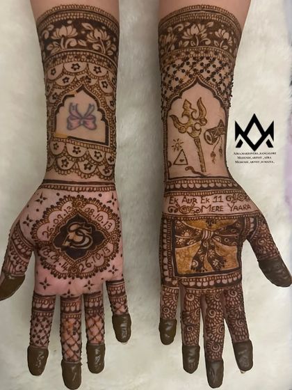 Azra Mehendi - Mehendi Artistry Custom Storytelling & Portrait Mehendi photo 8