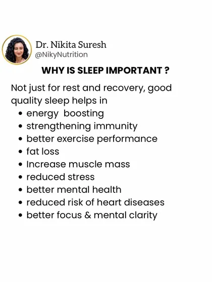 Why is sleep so important? It's crucial for everything from energy and immunity to fat loss and mental health. Prioritizing sleep is one of the best things you can do for your health.