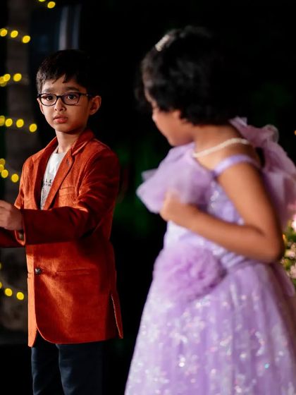A close-up of these two young performers, completely focused on their steps. They did an amazing job.