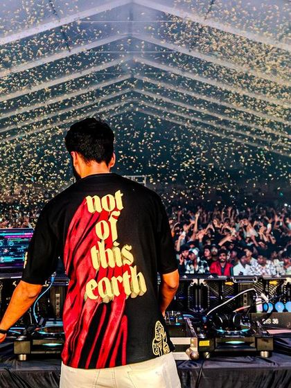 A duplicate shot of the confetti moment, showing the sheer volume of it.