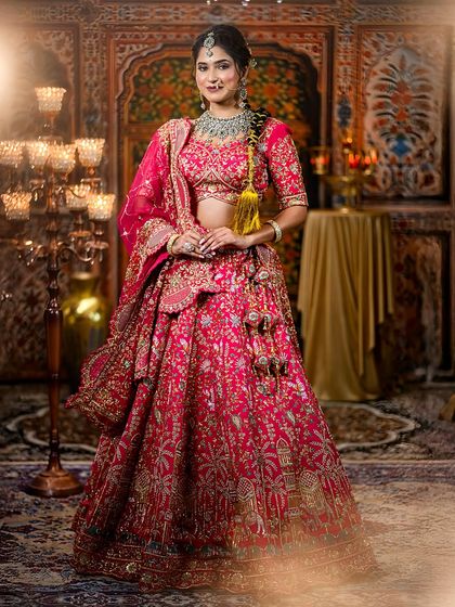 Deepika Makeup and Hair - Professional Makeup & Hair Academy Elegant North Indian & Fusion Bridal Styles photo 16