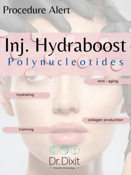 New Procedure Alert: Injectable Hydraboost with Polynucleotides. This treatment is designed for deep hydration, calming the skin, stimulating collagen production, and providing powerful anti-aging benefits.