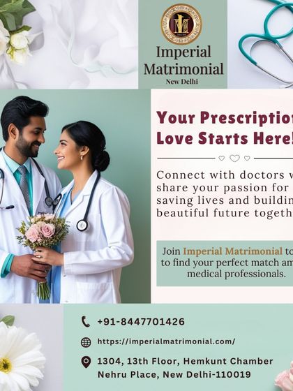Your prescription for love starts here. I connect doctors who share a passion for saving lives, helping them build a beautiful future with a like-minded medical professional.