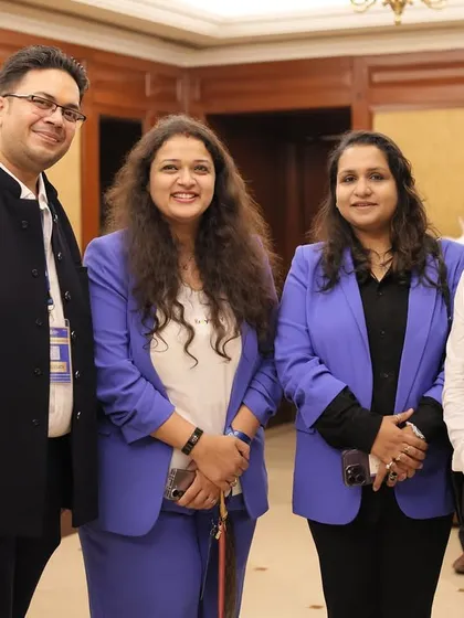 Our team with fellow attendees at the Bharat Education Forum. Collaborating with other nation-builders and innovators is key to our mission of making kids smarter.