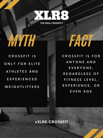 Myth vs. Fact: Busting the myth that CrossFit is only for elite athletes. It's for everyone.