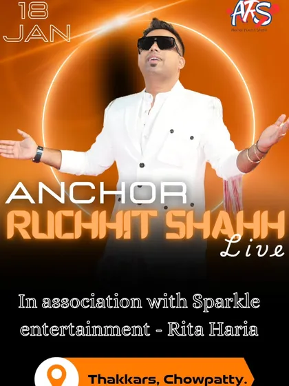 Poster for a "Nonstop January" show at Thakkars, Chowpatty. A prime location for a prime performance.
