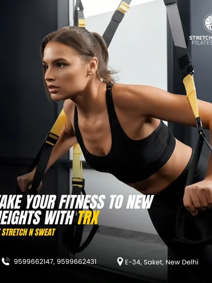 Take your fitness to new heights with our TRX classes. It's a unique and effective way to challenge your body.