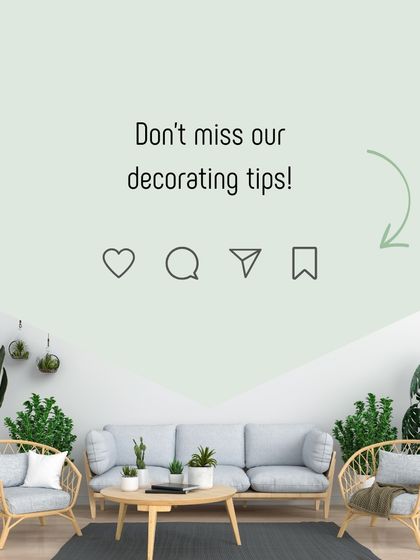 Follow our profile for more decorating tips and inspiration. We regularly share ideas on how to use plants to enhance your living spaces.