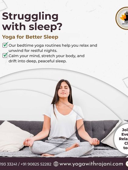 Sleep is essential for healing and recovery, yet so many people struggle with it. My evening relaxation classes include gentle yoga routines and meditation designed to calm the mind and stretch the body. This practice helps you unwind and drift into a deep, peaceful sleep.