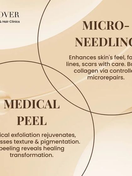 Microneedling and medical peels are a powerful combination. Microneedling boosts collagen to fade lines and scars, while medical peels provide exfoliation to address texture and pigmentation, revealing a total skin transformation.