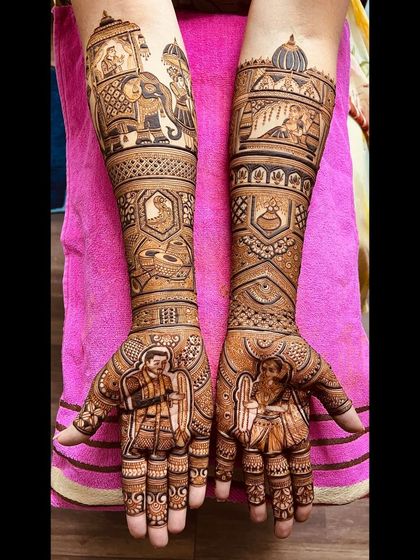 Shaik Tabassum - Destination Wedding Mehendi Storytelling Mehendi: Your Love Story on Your Hands photo 12
