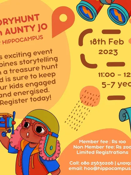 Ready for a high-energy Storyhunt? This exciting event combines storytelling with a treasure hunt, keeping kids engaged and energized as they soar high and chase fantastic stories around the library.