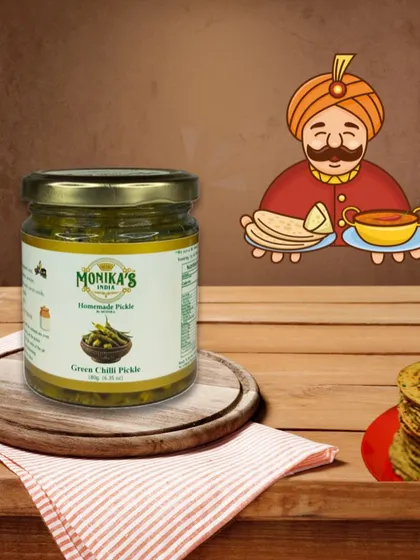 Add a touch of tradition to your plate. My Green Chilli Pickle is a versatile condiment that pairs wonderfully with everything from simple rotis to elaborate meals.