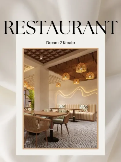 A promotional graphic for the bohemian-style restaurant project.