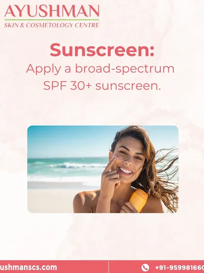 The final and most crucial step in any morning routine is sunscreen. I always advise applying a broad-spectrum SPF 30+ sunscreen to protect your skin from sun damage.