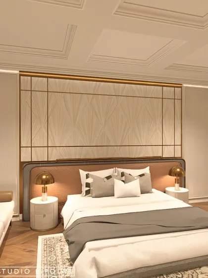 Additional views showcasing the diverse styles and details of our bedroom designs, from material palettes and lighting to furniture selection and layout.