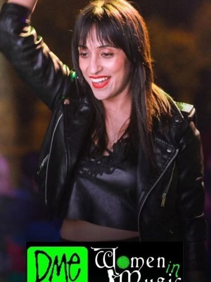 The announcement for my performance at Agni, The Park New Delhi, as part of a 'Women in Music' event. I'm proud to represent female DJs in the industry.