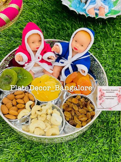 Sukeerthi - Ceremonial Gift & Platter Decoration Baby Shower & Seemantham Platters photo 3