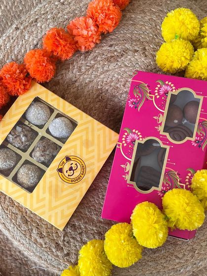 The perfect Diwali gift for all the dogs in your life. Our Furry Friends Gifting Box includes delicious ladoos and a fun cracker box, suitable for all breeds.