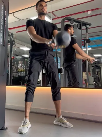 Here is a complete full-body workout using just a single kettlebell. This sequence includes swings, squats, lunges, and presses, demonstrating how versatile one piece of equipment can be for building strength and endurance.