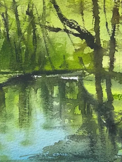 Another landscape study from a workshop, this time with the legendary David Taylor. I'm happy with these simple outcomes, as they push me out of my cityscape comfort zone.