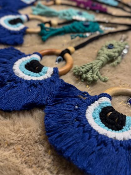 Eshtyles - Custom Macrame Home Decor The Evil Eye Collection photo 3