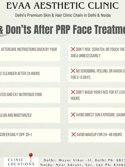 To maximize the results of your PRP face treatment, follow our aftercare instructions. This guide advises on gentle cleansing, avoiding sun exposure, and keeping the skin moisturized.