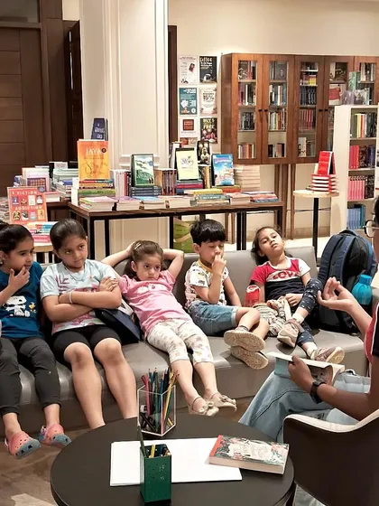 Look at these captivated faces during a read-a-thon. We make sure our storytelling is engaging and expressive to hold the attention of even our most energetic listeners.