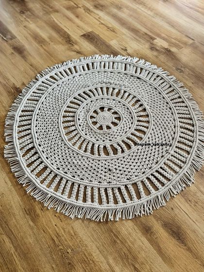 Shikha Agarwal - Custom Macrame & Crochet Home Decor Cozy Textiles: Rugs, Stools & Cushions photo 7