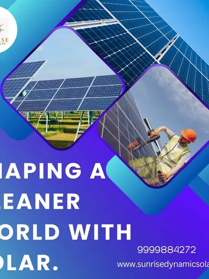 We are shaping a cleaner world with solar, through professional installation and maintenance.