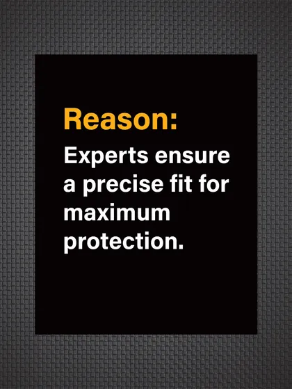 Reason: Our expert installers ensure a precise, secure fit for every door and window, guaranteeing maximum protection.