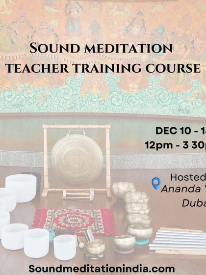 Kalariyogi Shriram - Sound Meditation Teacher Training Course Information & Upcoming Events photo 23