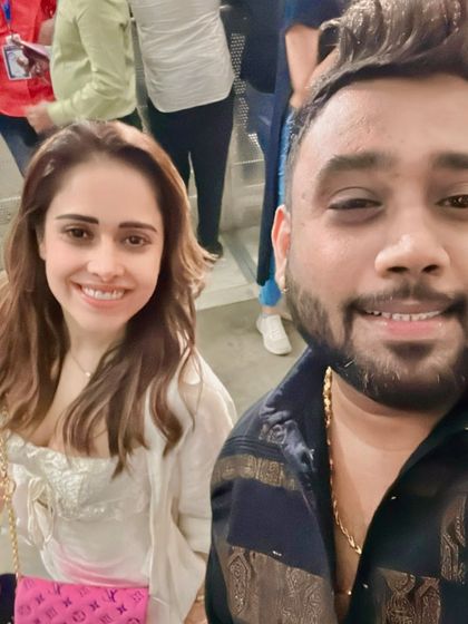 A selfie with my favorite actress, the talented Nushrratt Bharuccha.