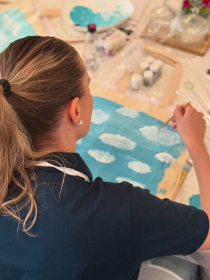 Paint Bar - Corporate Events & Team Building Classic Office Sip & Paint photo 63