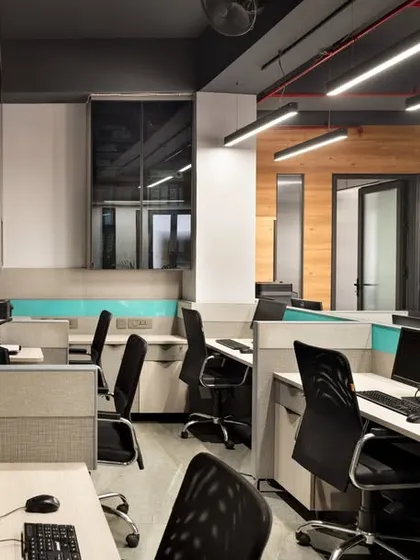 A workspace should inspire clarity and focus. For the Aromasphere office, we designed these open-plan workstations to maximize natural light and create an environment of ergonomic comfort, proving that functionality and sophisticated design can coexist beautifully.