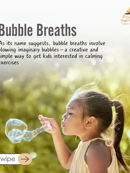 I introduce children to mindfulness with simple, playful techniques like Bubble Breaths. This exercise teaches them to control their breath and find a moment of calm by imagining they are blowing bubbles.