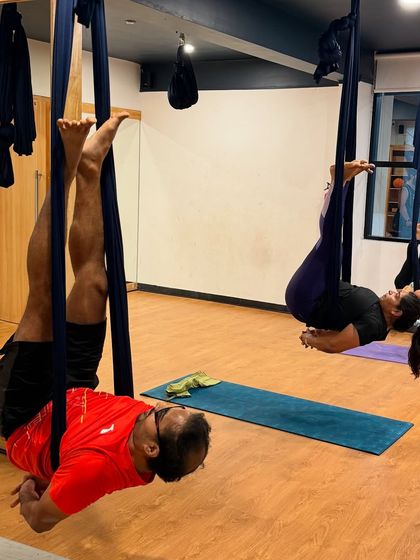 Hamsa Yoga - Group Yoga Classes Aerial Yoga: Fly & Flow photo 7