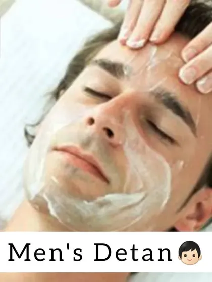 Lost your natural skin tone due to sun exposure? My men's de-tan service is designed to help restore your skin's brightness and give you a fresh, even-toned look.
