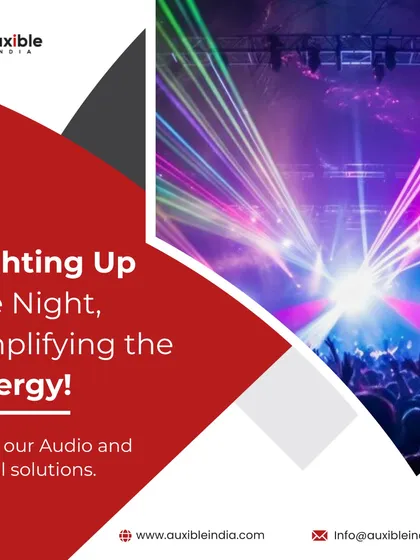 Lighting up the night and amplifying the energy. Our audio and visual solutions are designed to create a high-energy atmosphere, perfect for music festivals and large club events.