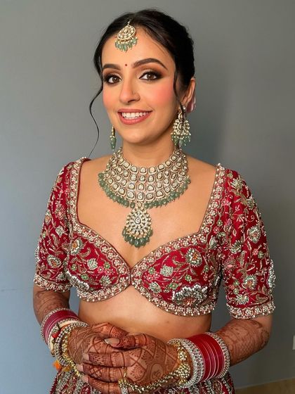 A happy bride is the best portfolio shot. This image showcases the radiant, confident finish that you will learn to deliver to your clients on their special day.