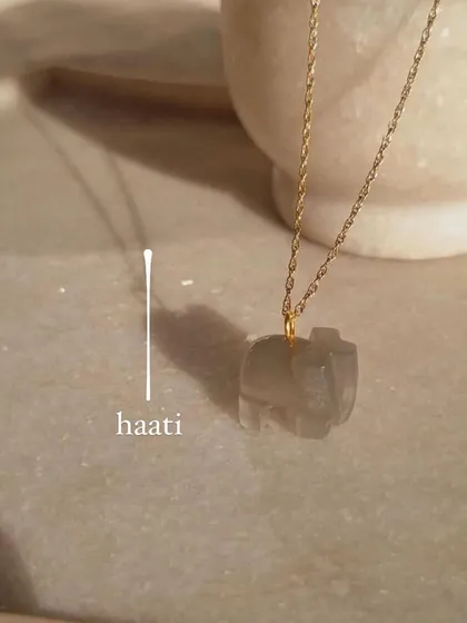 If you feel unfortunate or out of luck, I recommend my grey moonstone 'haati' pendant. It's a stone to manifest abundance and good fortune in love.