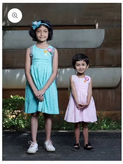 See how my handmade crochet flower patches can elevate a simple dress. These custom appliques are a wonderful way to add a unique and personal touch to your little one's outfits.