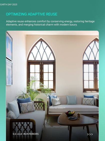 Adaptive reuse was key to the Taj Yellow House project. By restoring heritage elements and merging historical charm with modern luxury, I was able to enhance comfort while conserving the building's original soul.