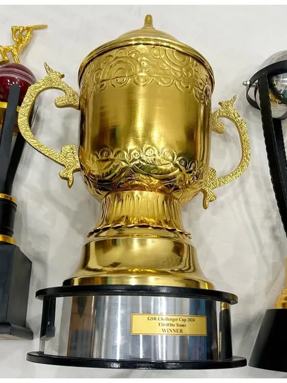A closer look at the hardware we brought back from Dehradun. Winning both the T20 and Test Championship trophies is a result of months of preparation and a relentless will to win.
