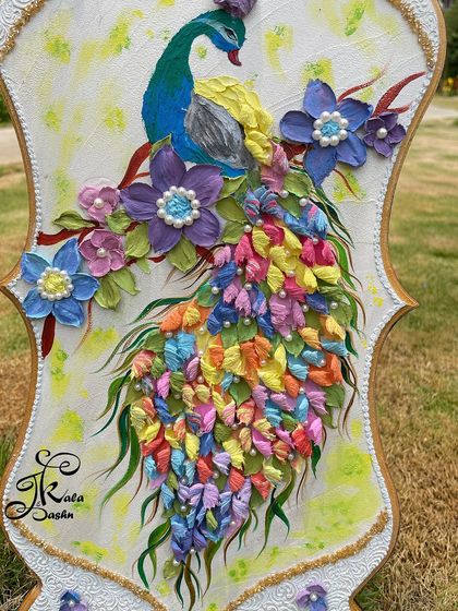 Jashn-e-Kala by Sakshi - Custom Russian Sculpture Decor Signature Peacock Collection photo 4