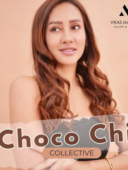 A graphic for the Choco Chic Collective, capturing the essence of this trendsetting collection. It’s all about making brown the power color of the year.