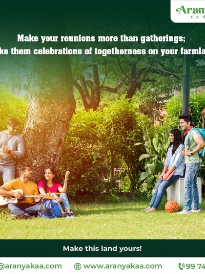 Make your reunions more than just gatherings; make them celebrations of togetherness on your own farmland. I provide the land for you to make it yours.