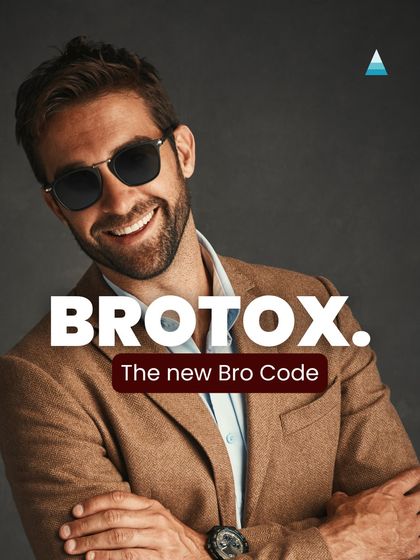 "Brotox" is the new Bro Code. Botox for men is designed to smooth out frown lines and forehead creases for a refreshed, alert, and confident look that commands attention.