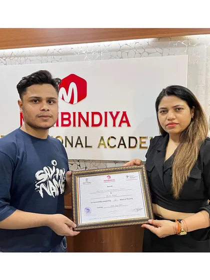 Another graduate ready to make his mark in the beauty industry. We are confident in his skills and wish him success.